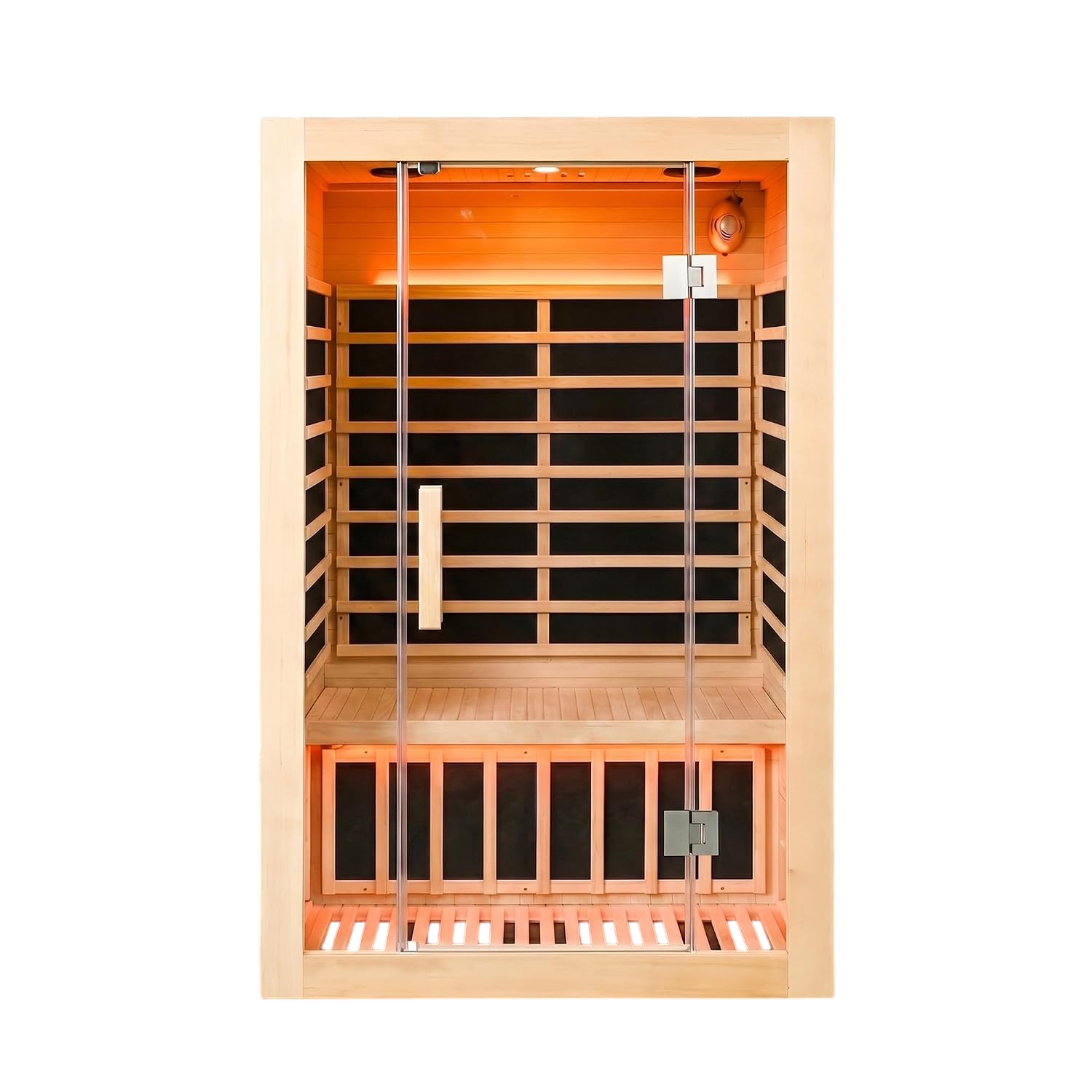 Canadian Hemlock 2 Person Infrared Sauna by Sun Home Saunas