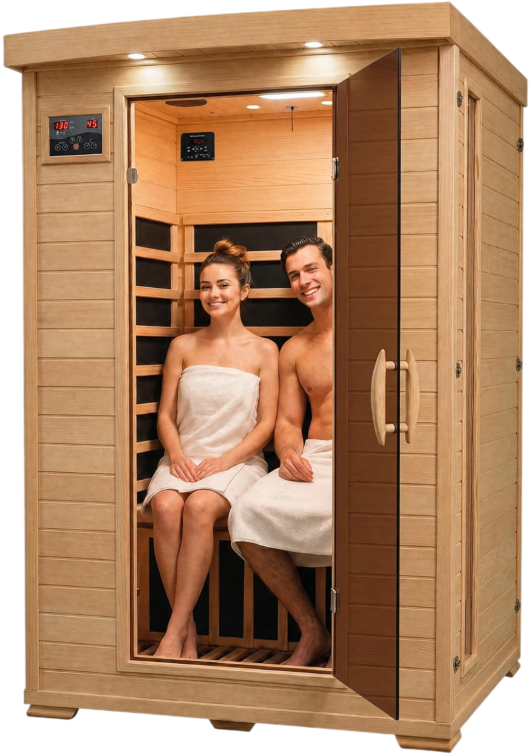 Sun Home Saunas Sauna 2-Person Hemlock